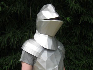Knight Helmet 1.1 Silver Armored Wide