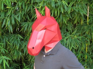 Horse Head 1.0 Painted Angled