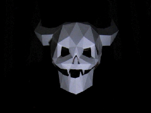 Skull Ver 2 1.1 Wearing Front Animated